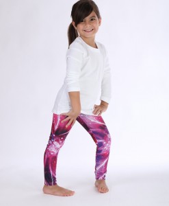 Lotus Flower Kids Legging3