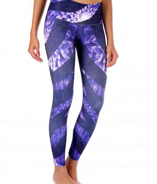 Purple Zebra Legging