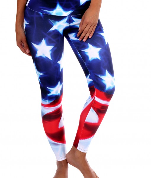 American Flag Legging