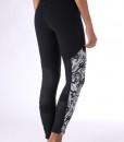 Black Printed Mesh Legging 3