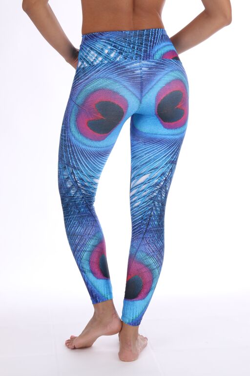 Peacock Feathers Legging Warriorphoenix